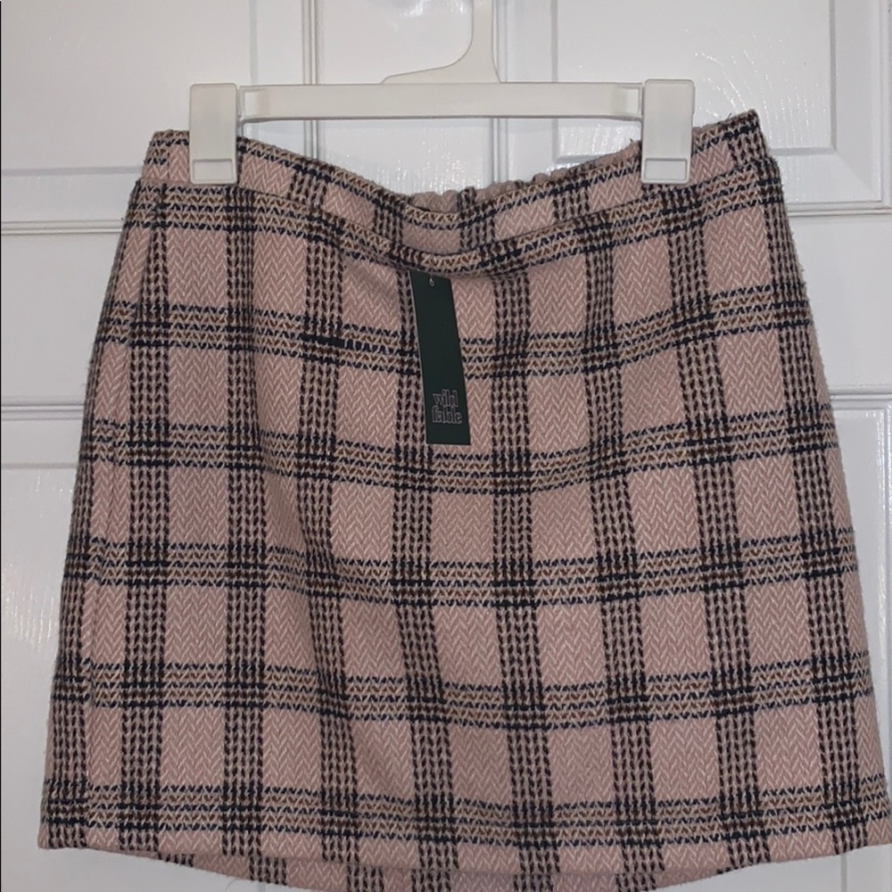 Wild Fable Plaid Skirt